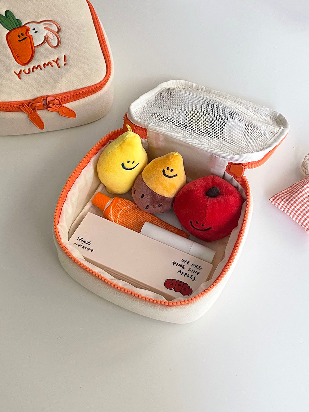 Second Morning Carrot & Bunny Pouch