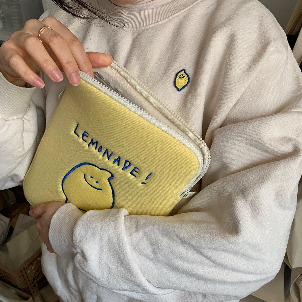 Second Morning Lemony Ipad/MacBook Pouch (11/13/15 inch)