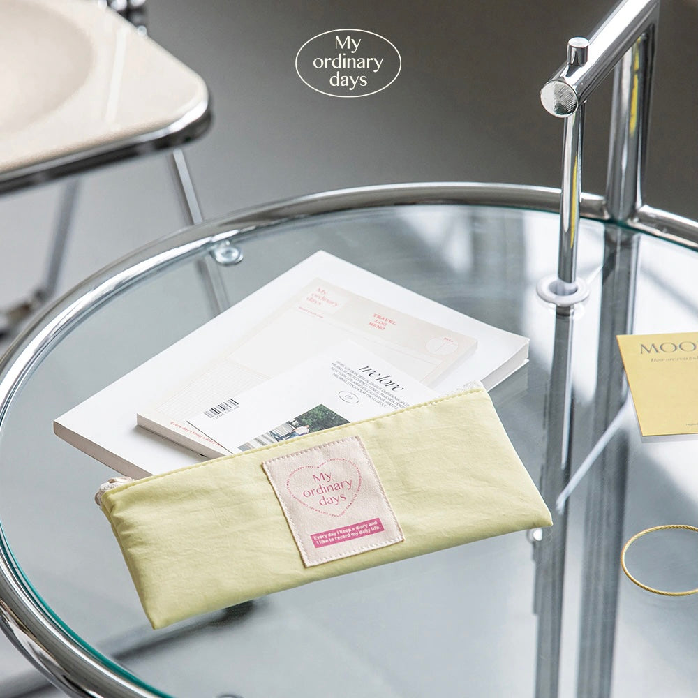 My Ordinary Days Flat Pencil Pouch (3色)