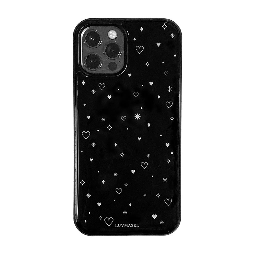 Luvmasel Heart Glitter Phone Case (Epoxy)