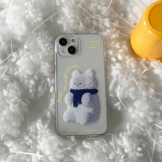 Gummy Snowman Phone Case (Clear/Tank Clear 透明/透明Tank款)