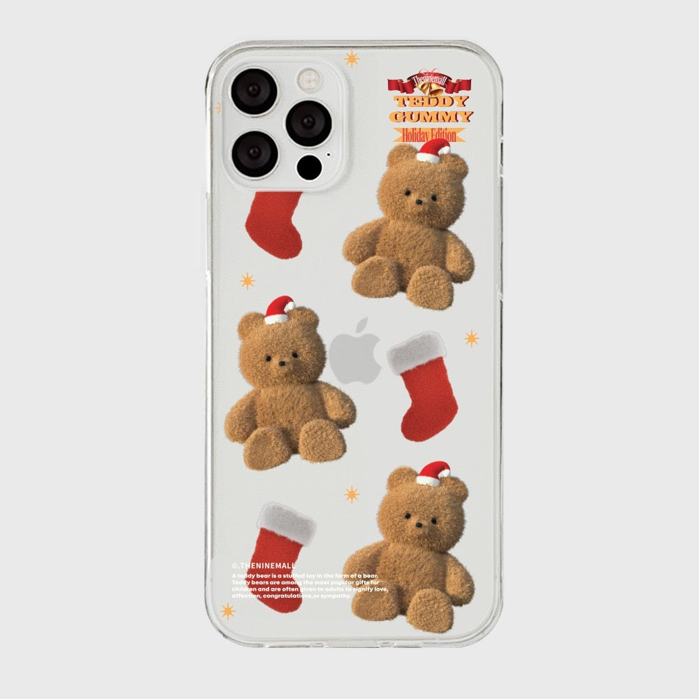 Pattern Holiday Edition Gummy Phone Case (Clear/Tank Clear 透明/透明Tank款)