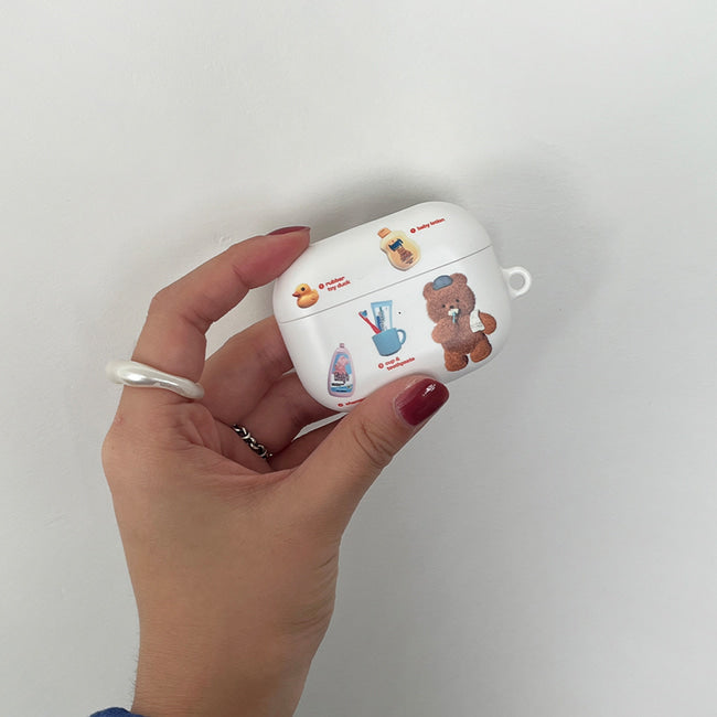 Pattern Clearing Time Gummy Airpods Case (Hard 硬殼)