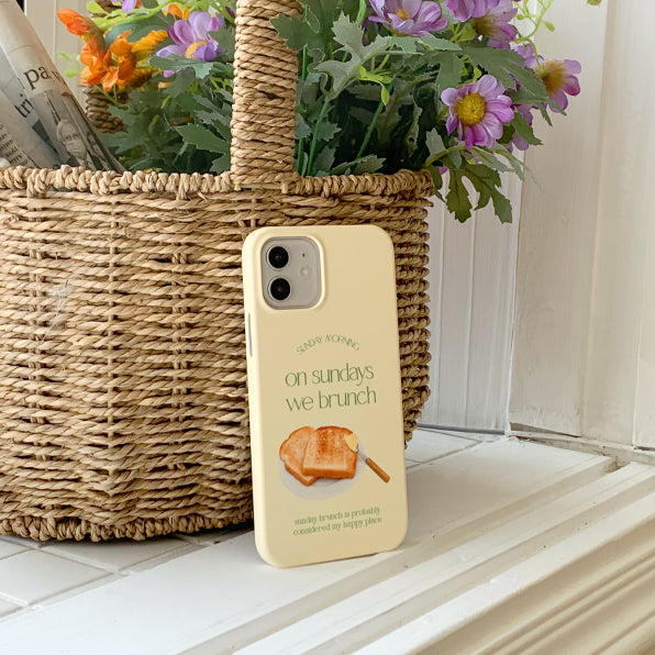 Sunday Morning Lettering Phonecase (Hard 普通硬殼)
