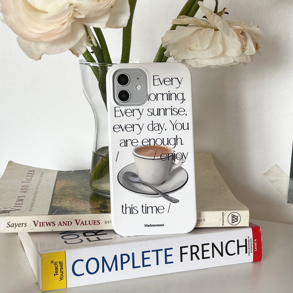 Every Morning Lettering Phonecase (Hard 普通硬殼)