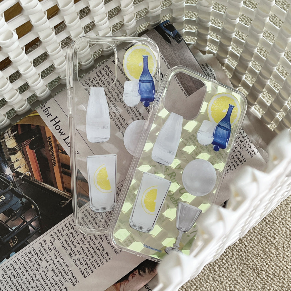 Lemon Water Phone Case (Clear/Tank 透明/透明Tank款)