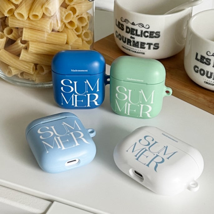 Summer Mood Lettering Airpods Case (Hard 硬殼)