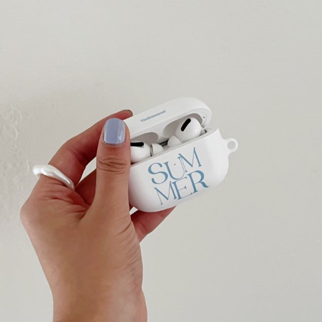 Summer Mood Lettering Airpods Case (Hard 硬殼)