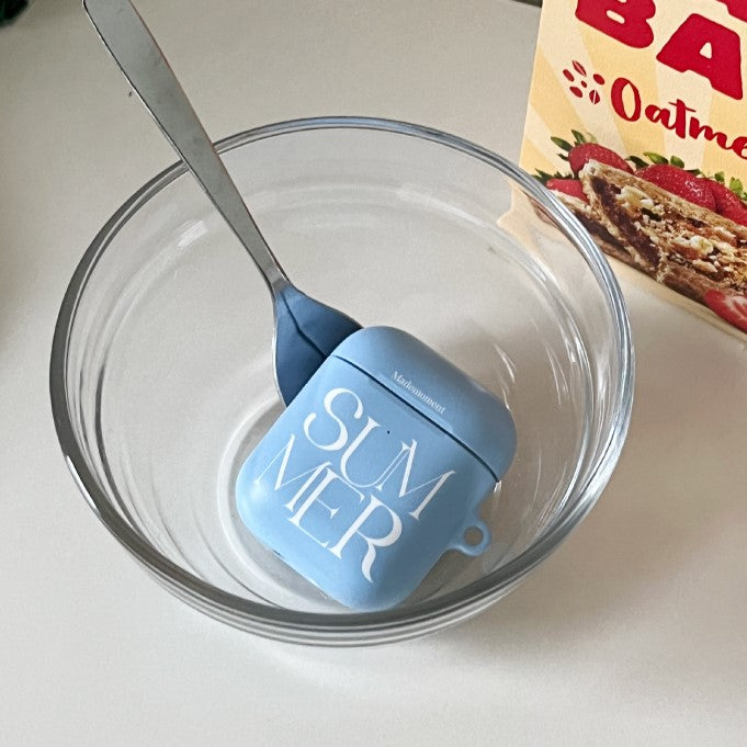 Summer Mood Lettering Airpods Case (Hard 硬殼)