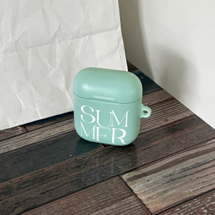 Summer Mood Lettering Airpods Case (Hard 硬殼)