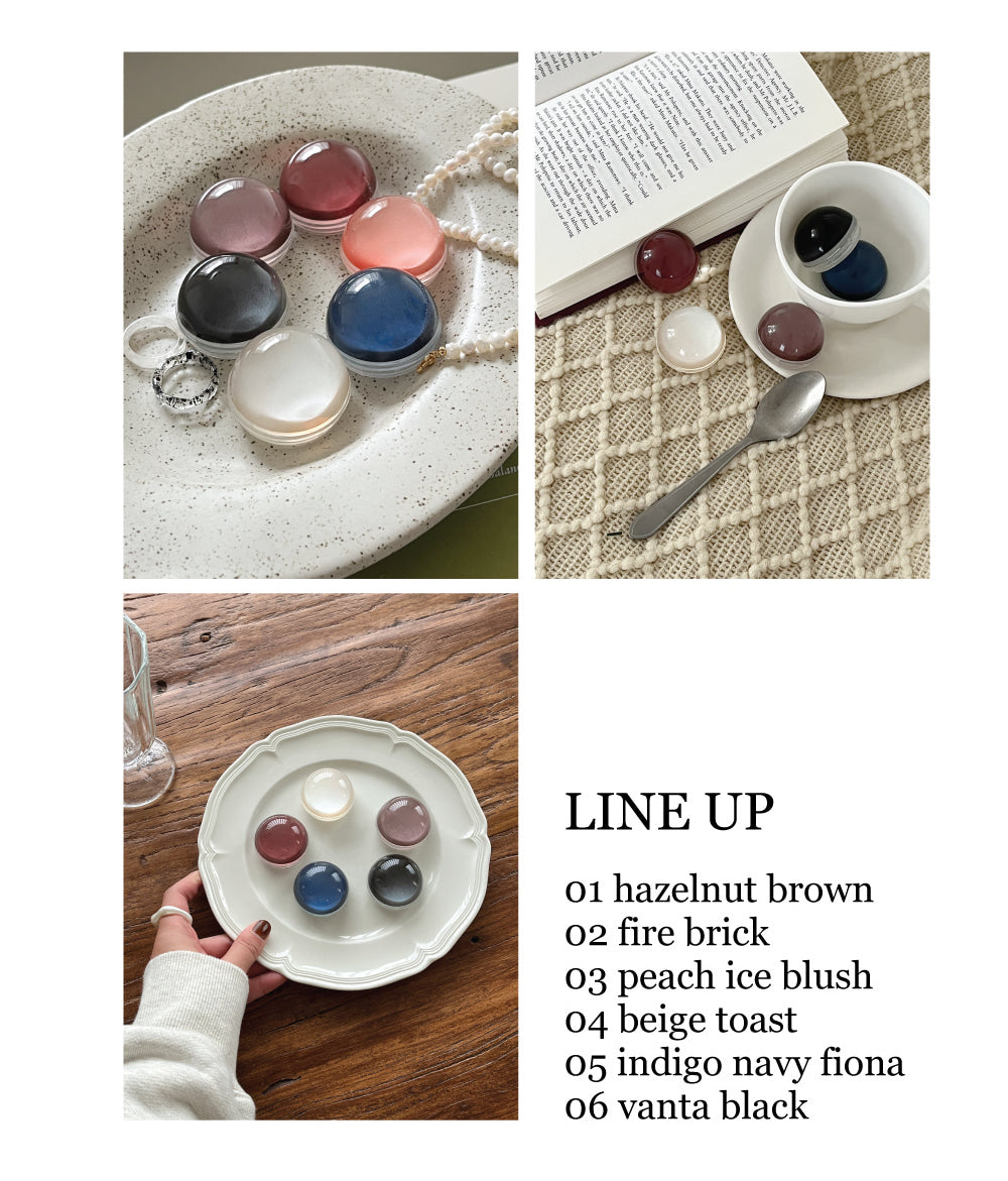 【9折加購】Mademoment F/W Modern Muji Resin Tok (圓形) (6色)