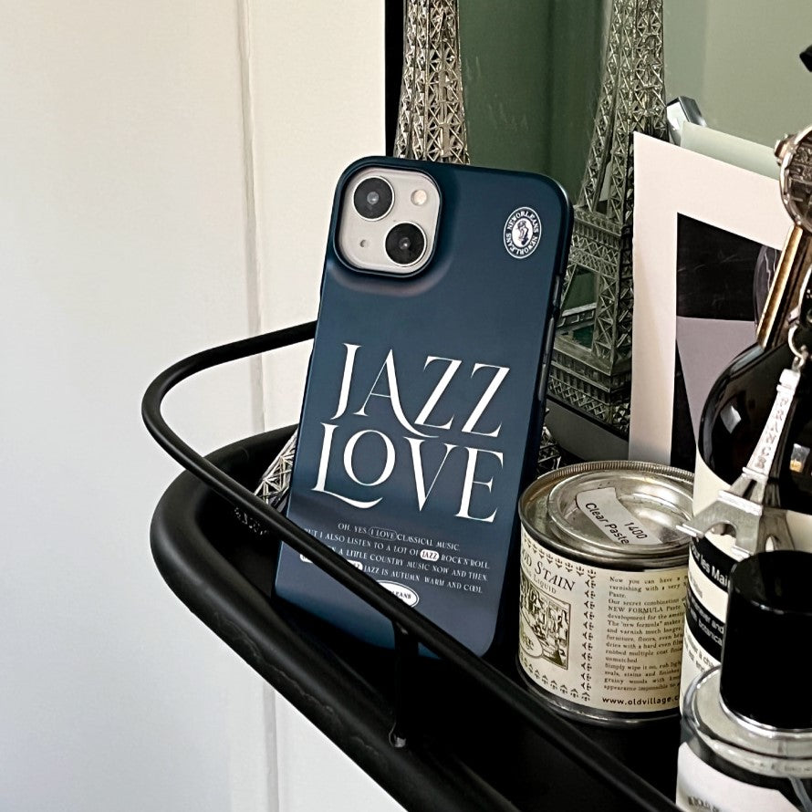 Jazz Love Lettering Phone Case (Hard 普通硬殼) (3色)