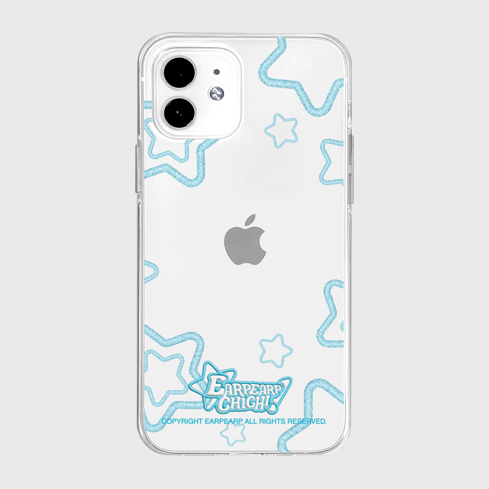 GLITTER STAR FRAME (Jelly Clear 透明殼)