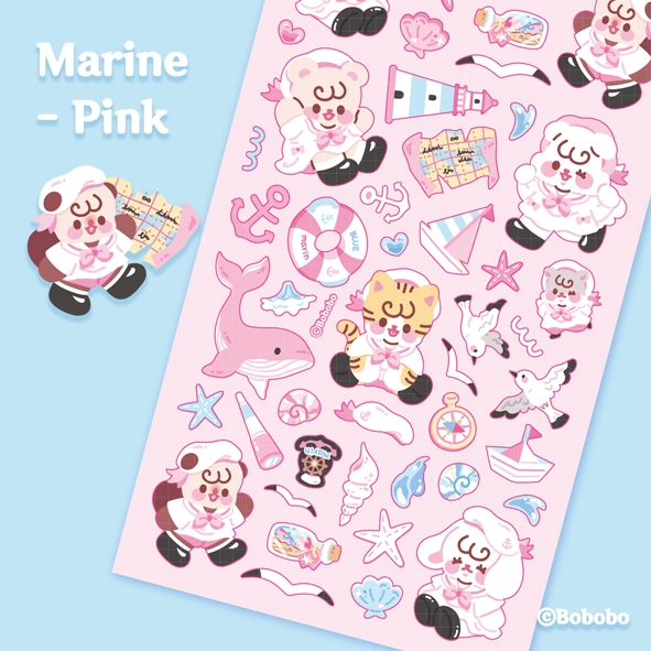 Near and Dear Marine Sticker (2色)