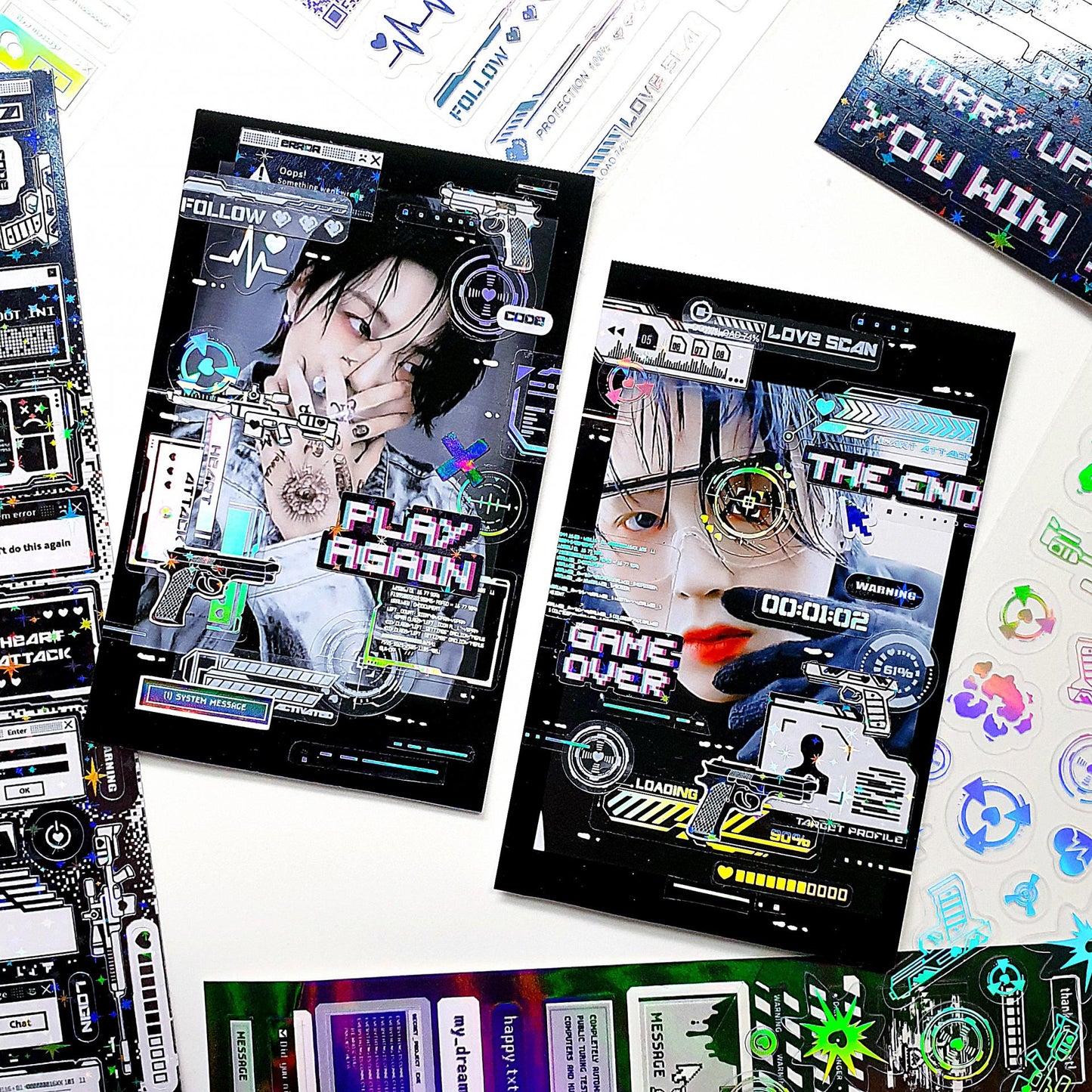 Ppanjj Hologram Sticker (3款)