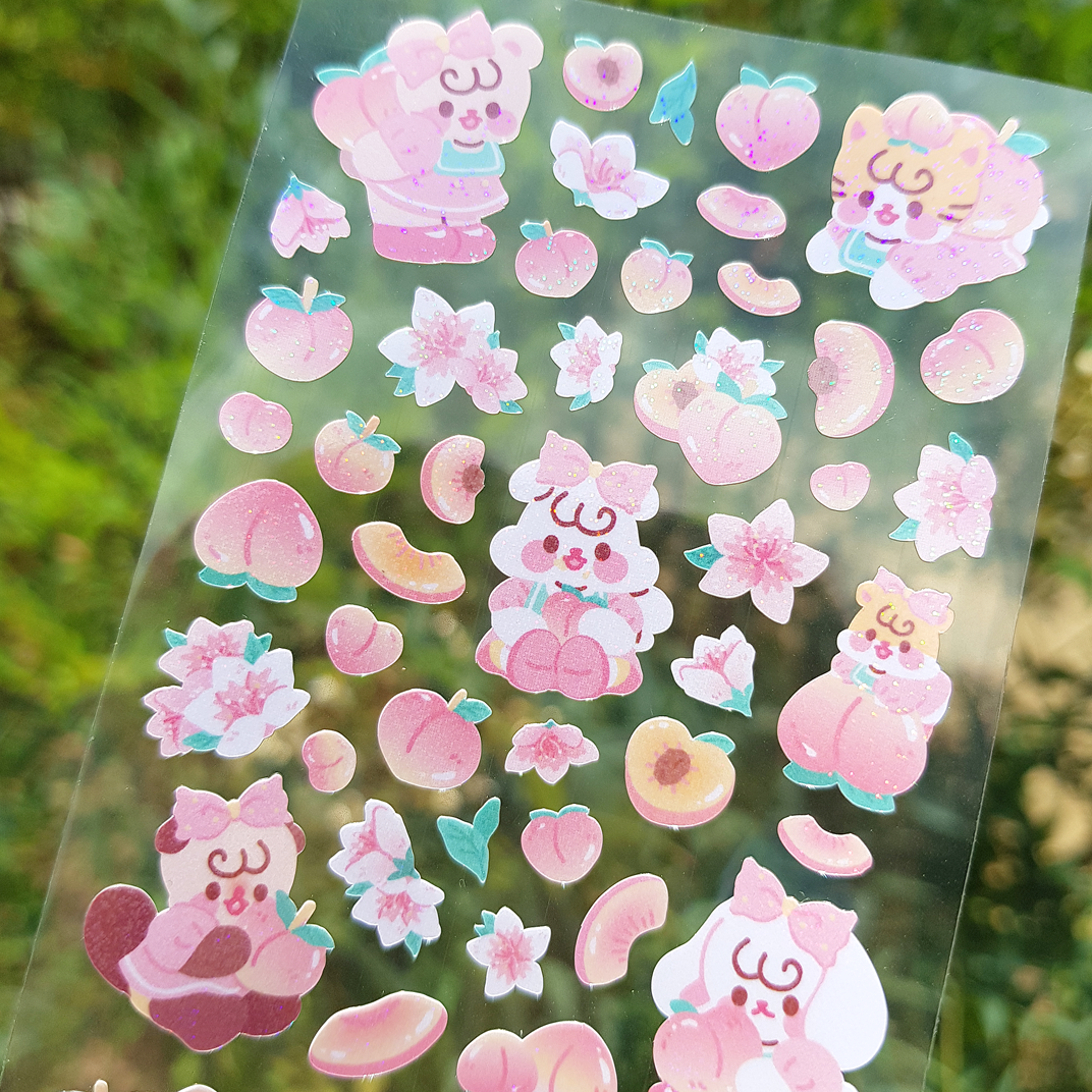 Near and Dear My Peach Sticker