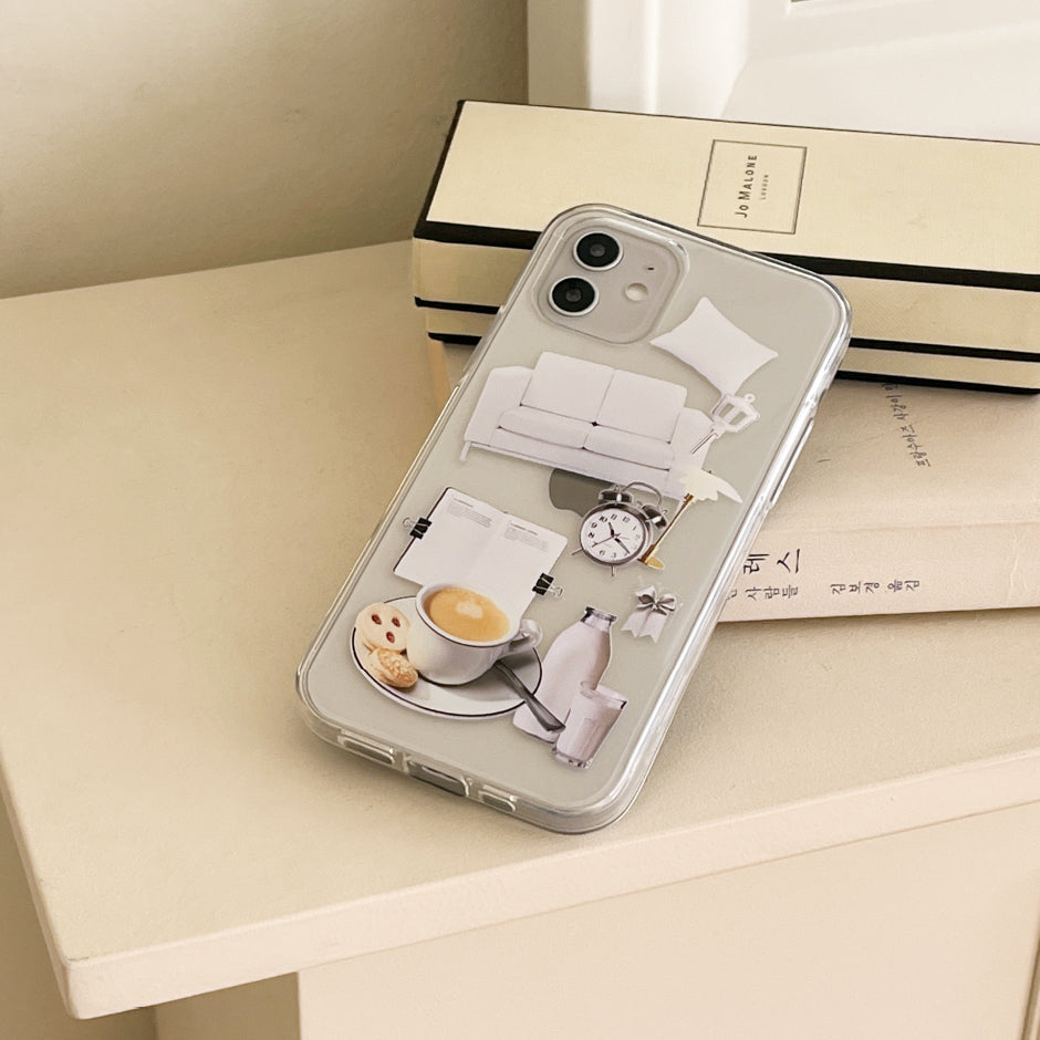 Home Sticker Phone Case (Clear/Tank 透明/透明Tank款)