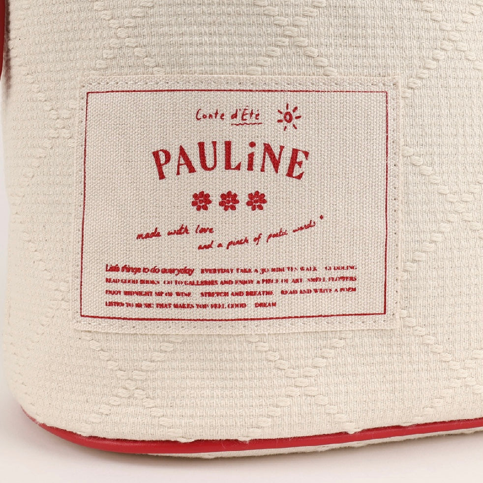 Ovuni Pauline's bucket bag - Ruby Red