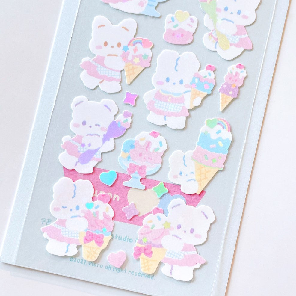 Floro Studio Icecream Babies Sticker