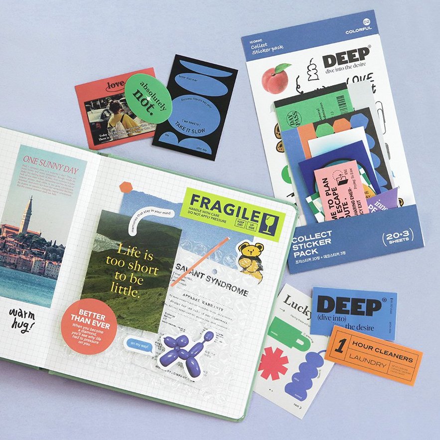 Iconic Collect Sticker Pack (23 Sheets)