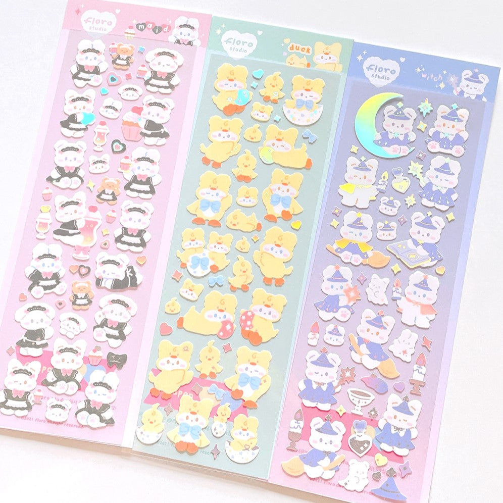 Floro Studio Maid Babies Sticker