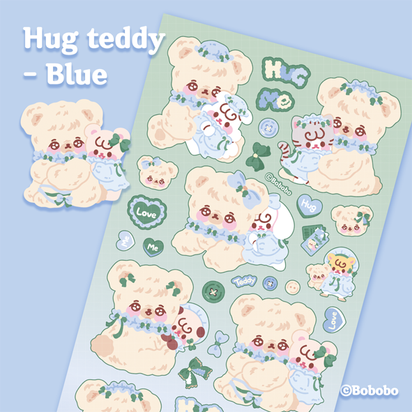 Near and Dear Hey Teddy Sticker (2色)