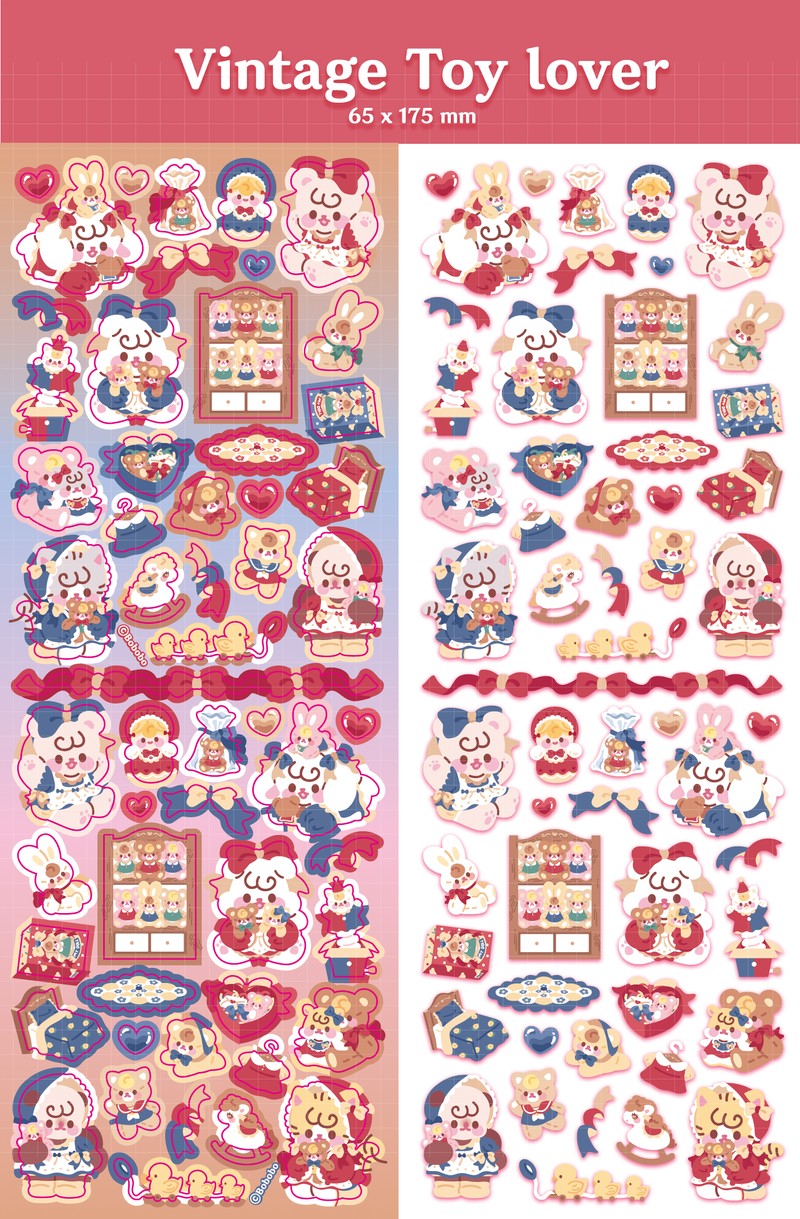 【現貨】Near and Dear Toy Lover Sticker (2色)