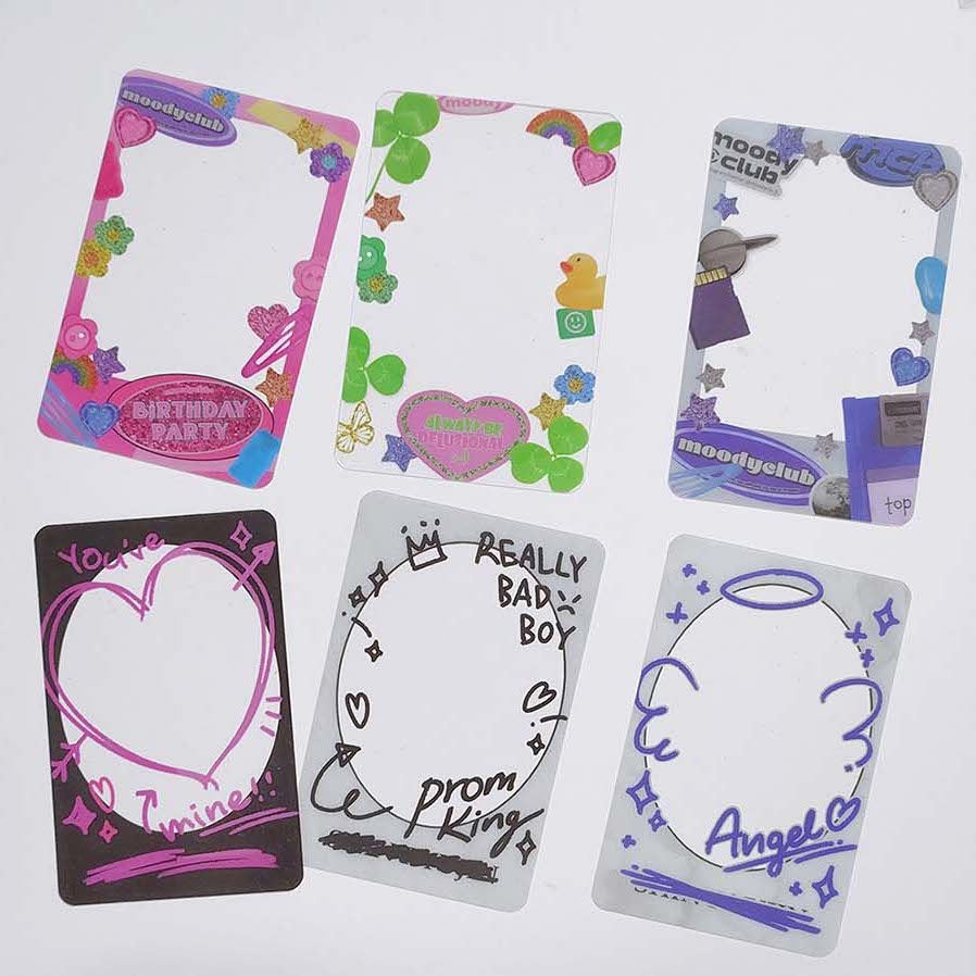 Moody Club School Life Deco Card (6EA)