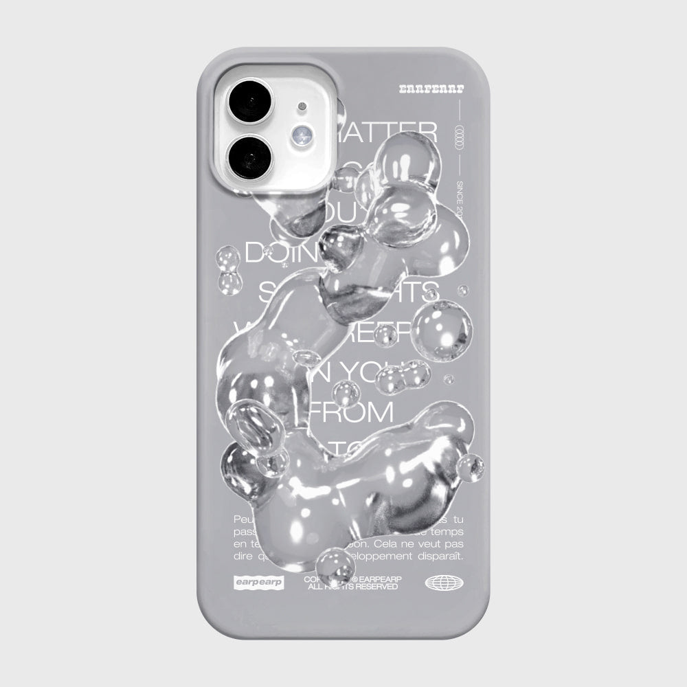 BUBBLE TYPO-GREY (Hard 硬殼)