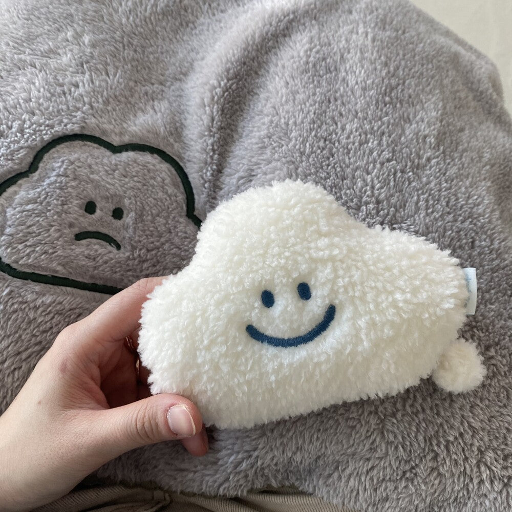 Skyfolio Curly Cloud Pouch 毛毛化妝袋