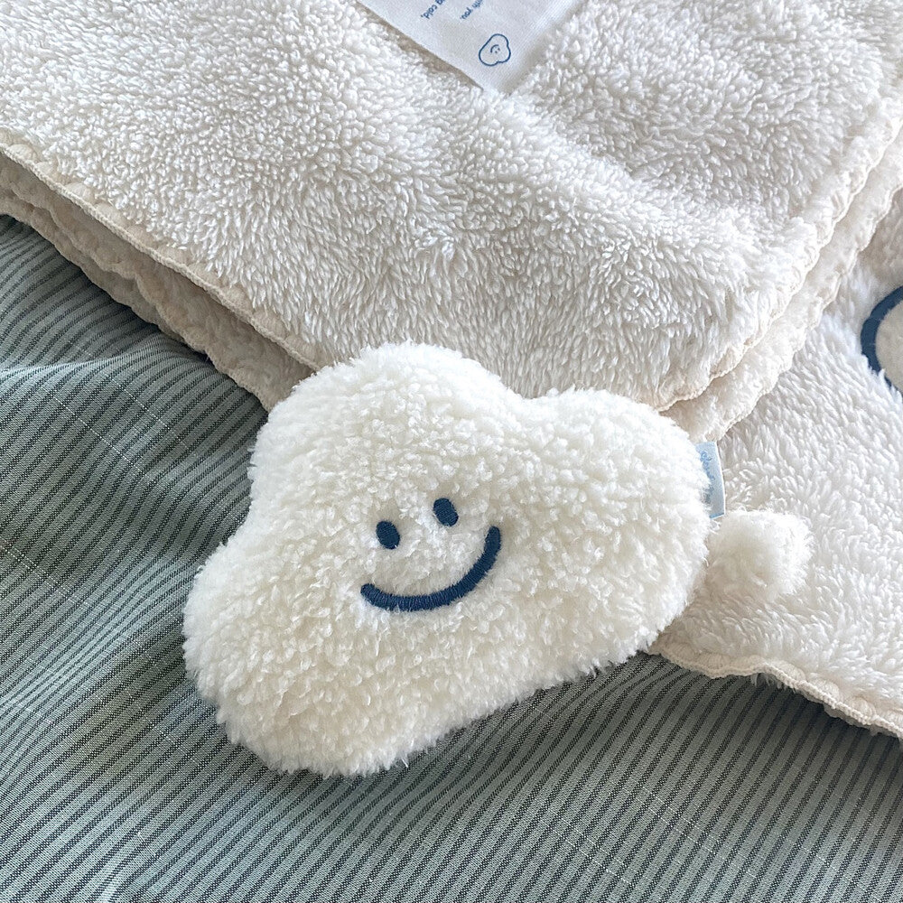 Skyfolio Curly Cloud Pouch 毛毛化妝袋