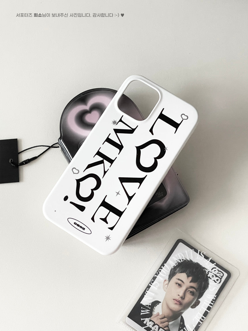 【Custom 自訂款】Your Emotions Love Ya Ver.2 Phone Case (Hard 普通硬殼)