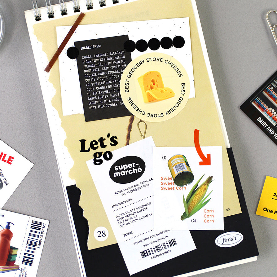 Paperian Nice Mood Sticker Pack -Supermarket (30EA)