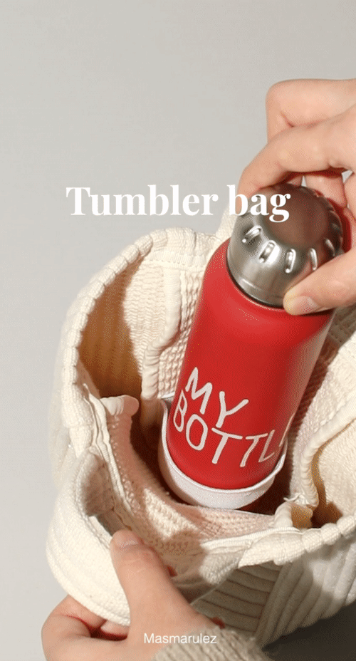 Masmarulez Cotton Tumbler Bag