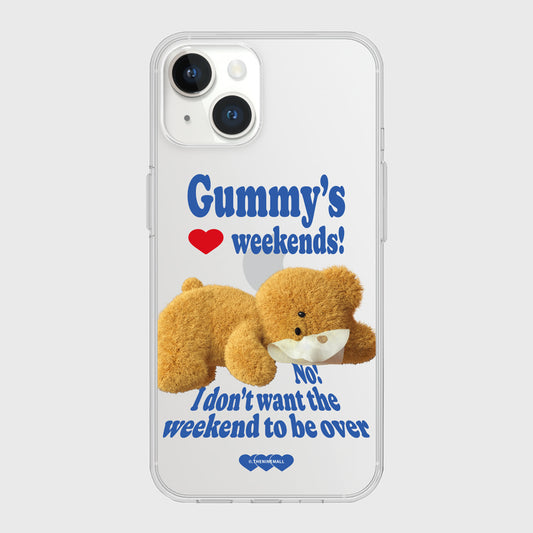 Love Weekends Phone Case (Clear/Tank Clear 透明/透明Tank款)