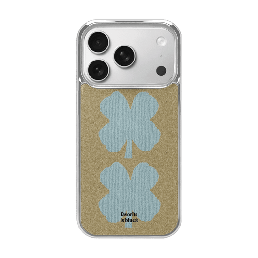 Midmaly Oat Clover Phone Case (Silver Bumper)