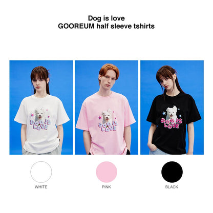 Waikei Dog Is Love Gooreum T-Shirts (3 Colors)