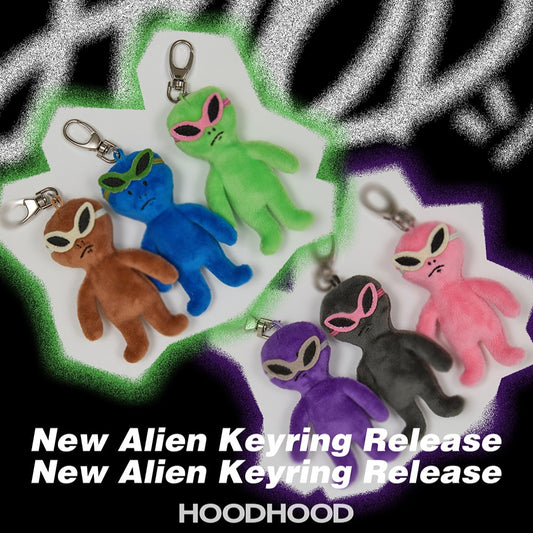 【aespa Karina同款】Hood Hood Alien Doll Keyring 外星人吊飾 (6色)