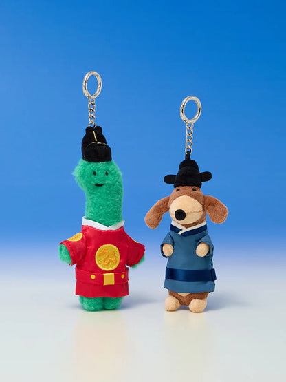Joguman Studio Korea Edition Plush Keyring (Brachio/Woody)