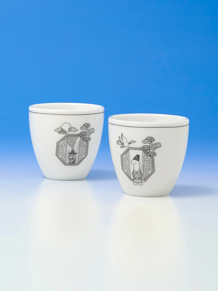 Joguman Studio Korea Edition Ceramic Soju Shot Set 燒酒杯
