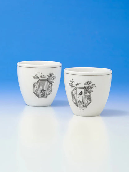 Joguman Studio Korea Edition Ceramic Soju Shot Set 燒酒杯