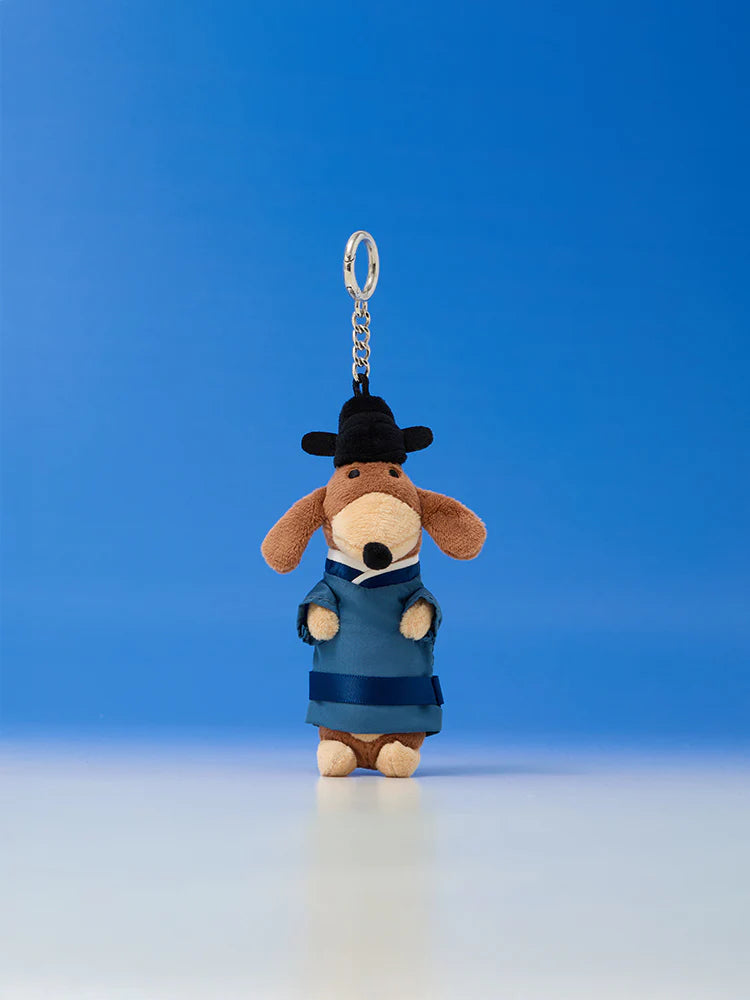 Joguman Studio Korea Edition Plush Keyring (Brachio/Woody)