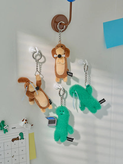 Joguman Studio [Office] Brachio/Woody Plush Keyring