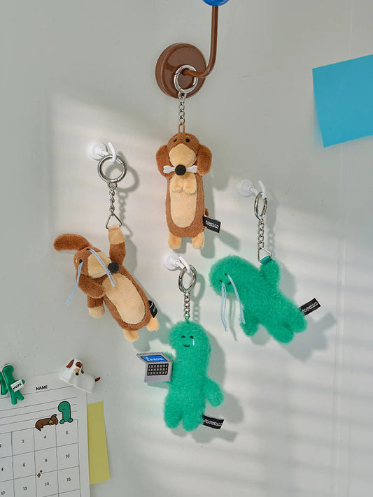Joguman Studio [Office] Brachio/Woody Plush Keyring