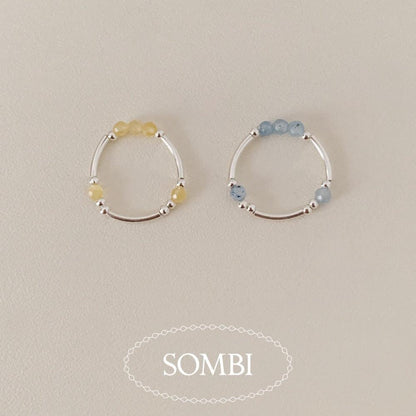 [SOMBI/Silver925] Mano Silver Pipe Bracelet (2色)
