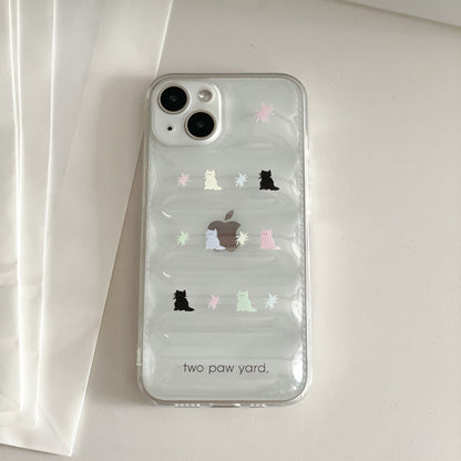 Two Paw Yard pastel cat padded case