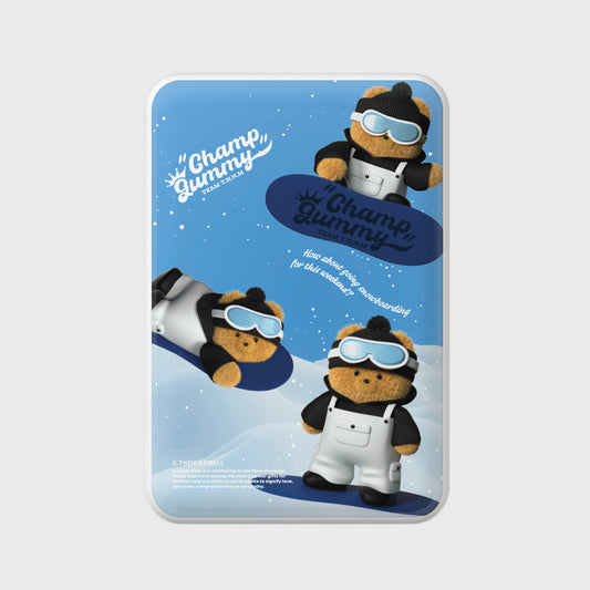 Theninemall Patern Snowboarder Gummy (Magsafe battery)