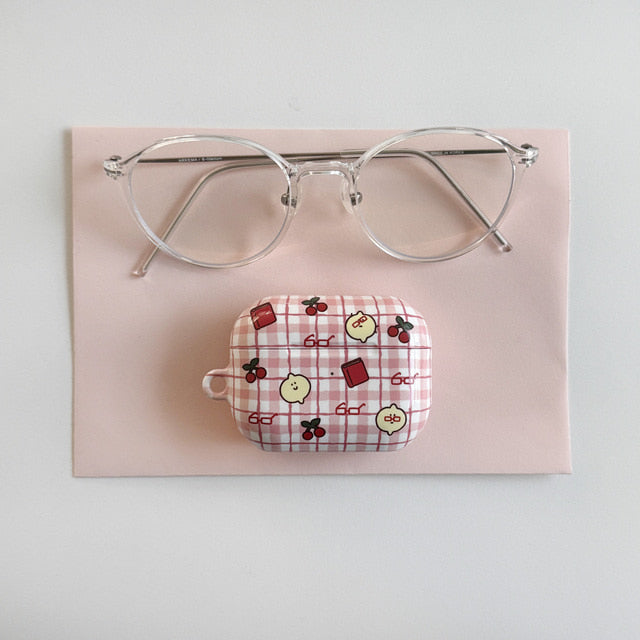 【新上架優惠🍋】Second Morning Glasses Checked Airpods Case