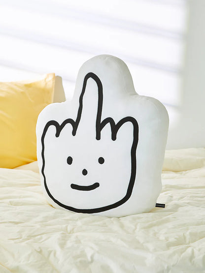 Joguman Studio Middle Finger Cushion (Throw Away)