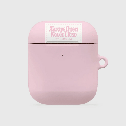 Pastel Color Label Airpods Case (Hard 硬殼) (9色)